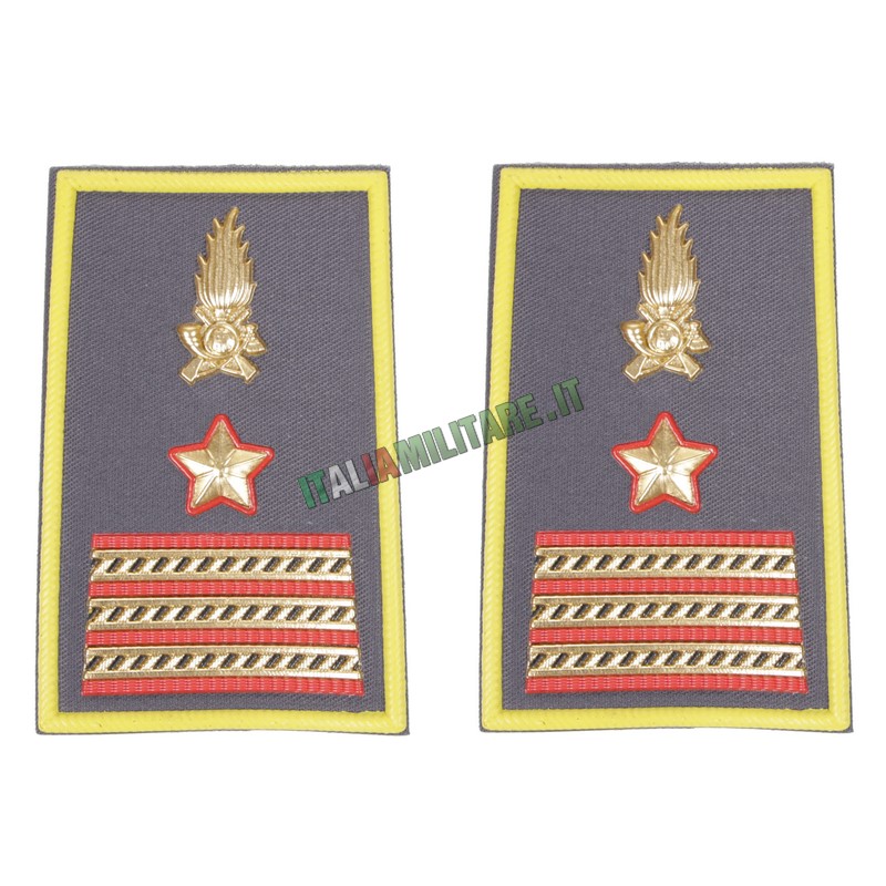 Coppia di Gradi Guardia di Finanza da Maresciallo Luogotenente