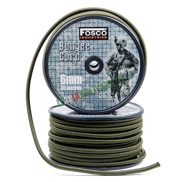 Corda Elastica Militare Verde 30 Metri