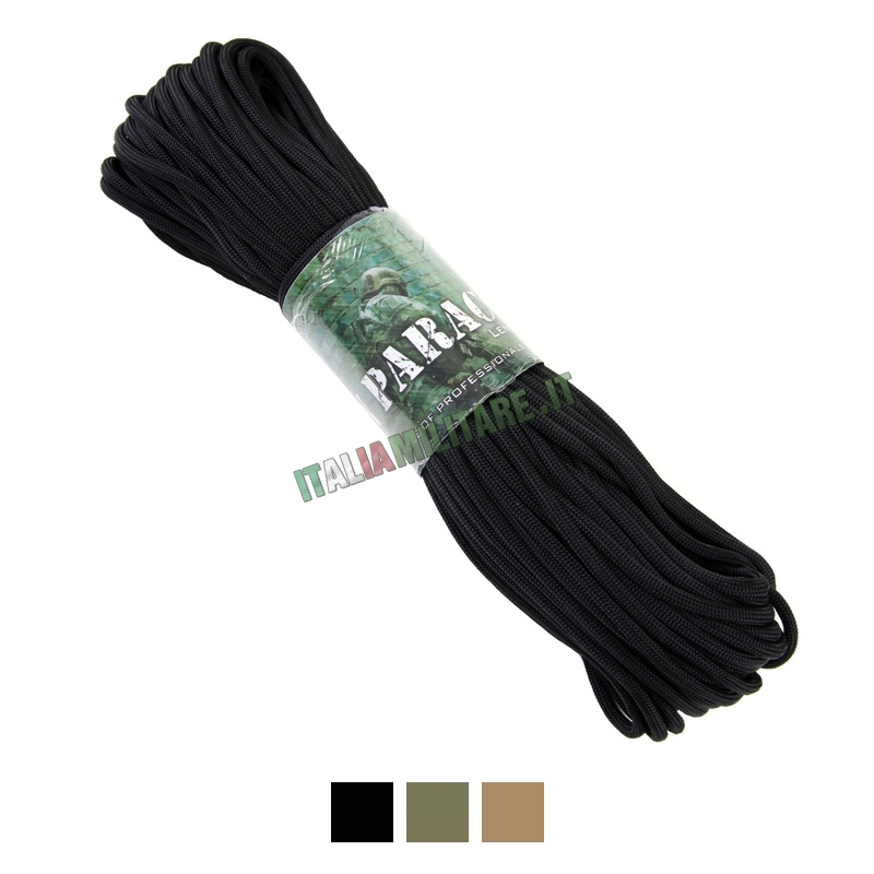 Paracord Militare 7 Fili 3 mm da 30 mt