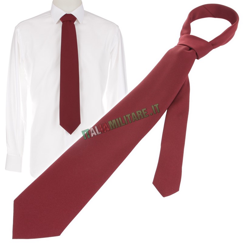 Cravatta Amaranto per Bersaglieri e Fanfara
