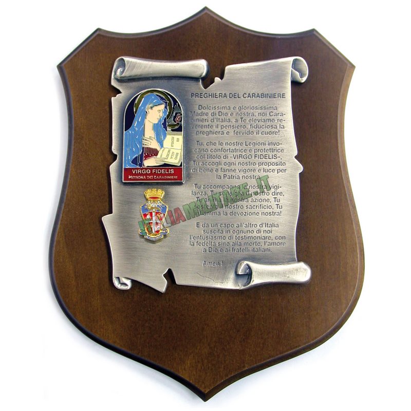 Crest Preghiera del Carabiniere