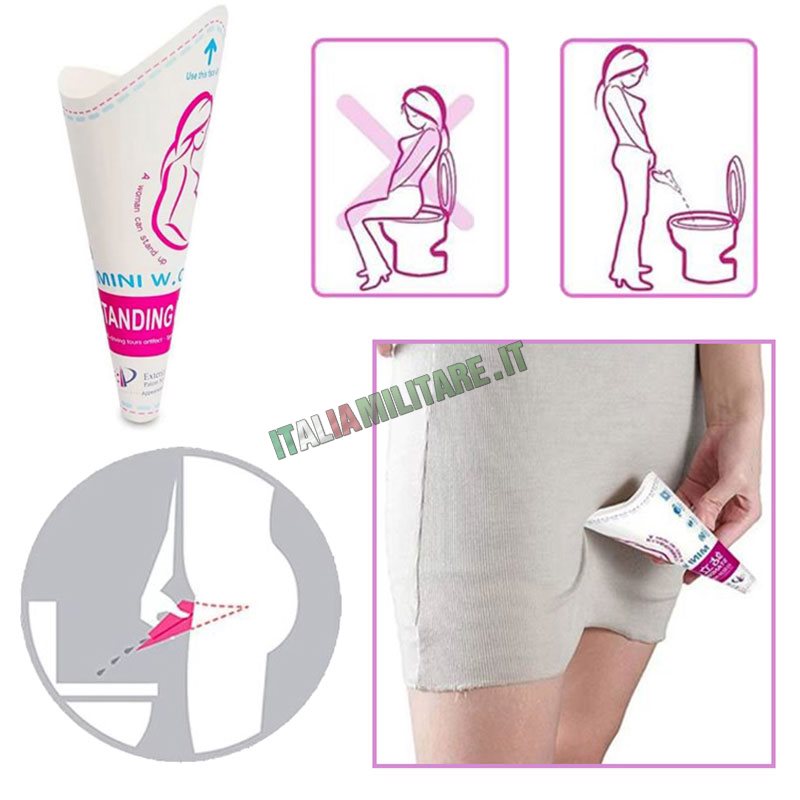 Cono Monouso per Minzione Donna - 12 Pezzi