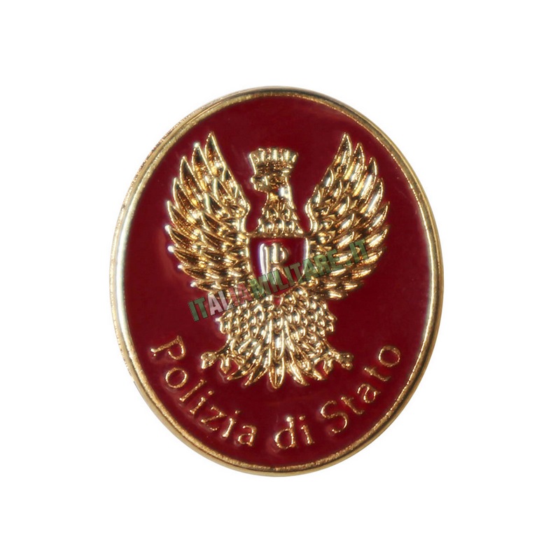Spilla Aquila Polizia da Giacca - Ovale