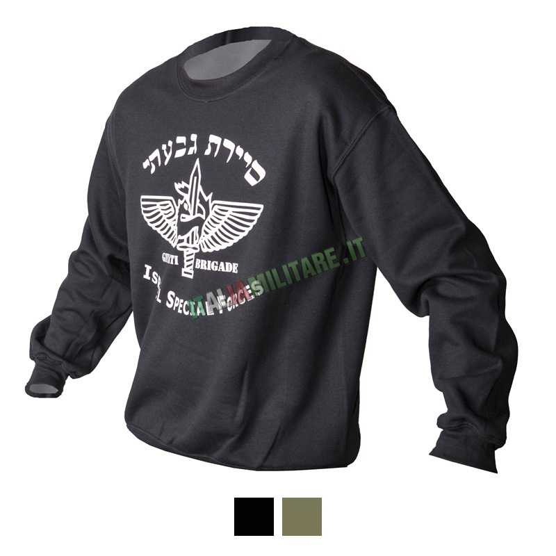 Felpa Stampata Militare Israel Special Forces