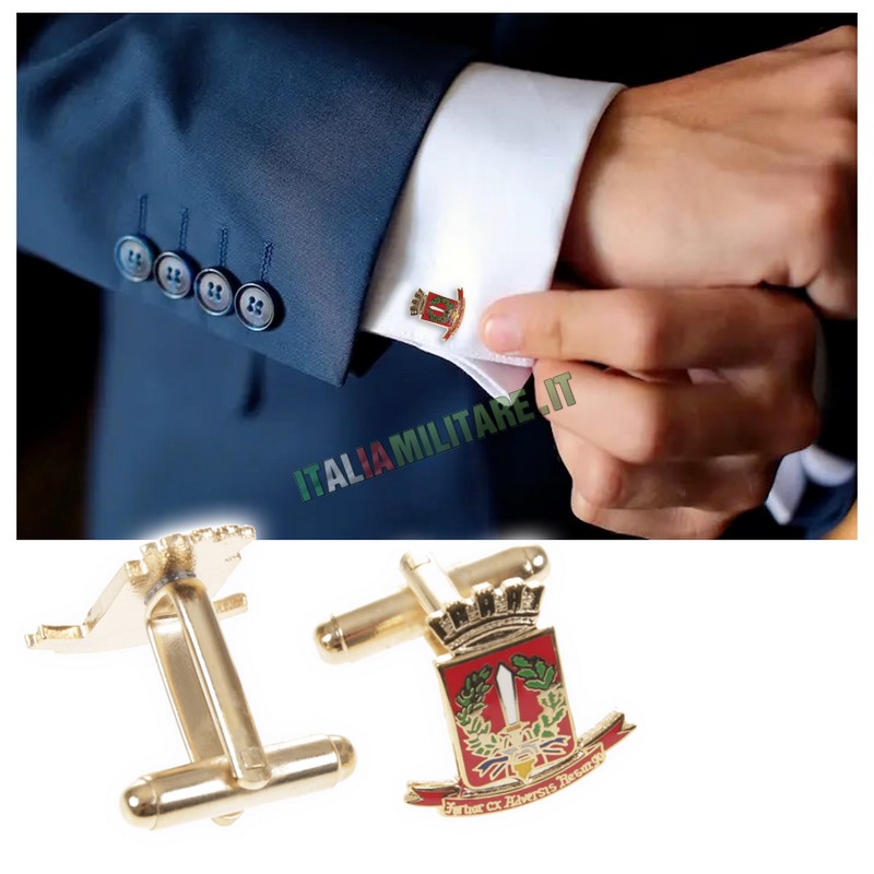 Gemelli da Camicia Scuola Militare di Fanteria