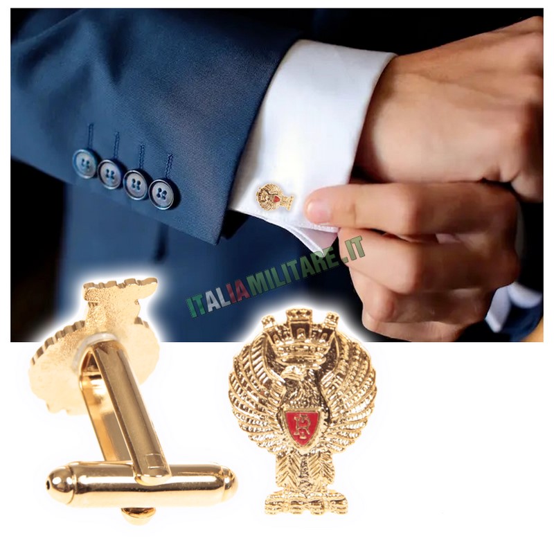 Gemelli da Camicia Aquila Polizia di Stato