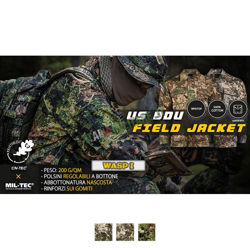 Giacca Militare BDU MilTec - Phantomleaf