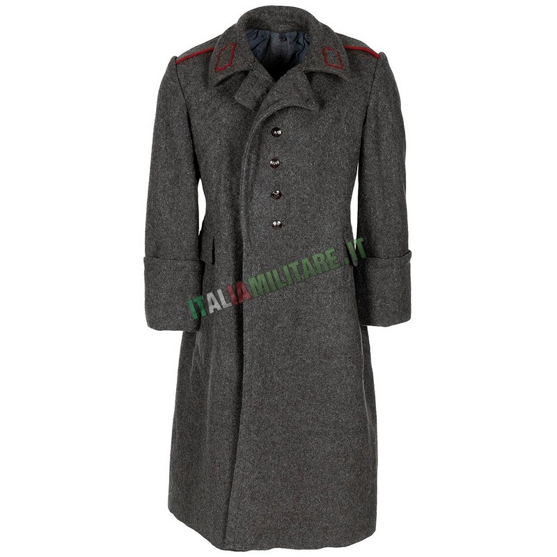 Cappotto Militare in Lana da Ufficiale Bulgaro Originale