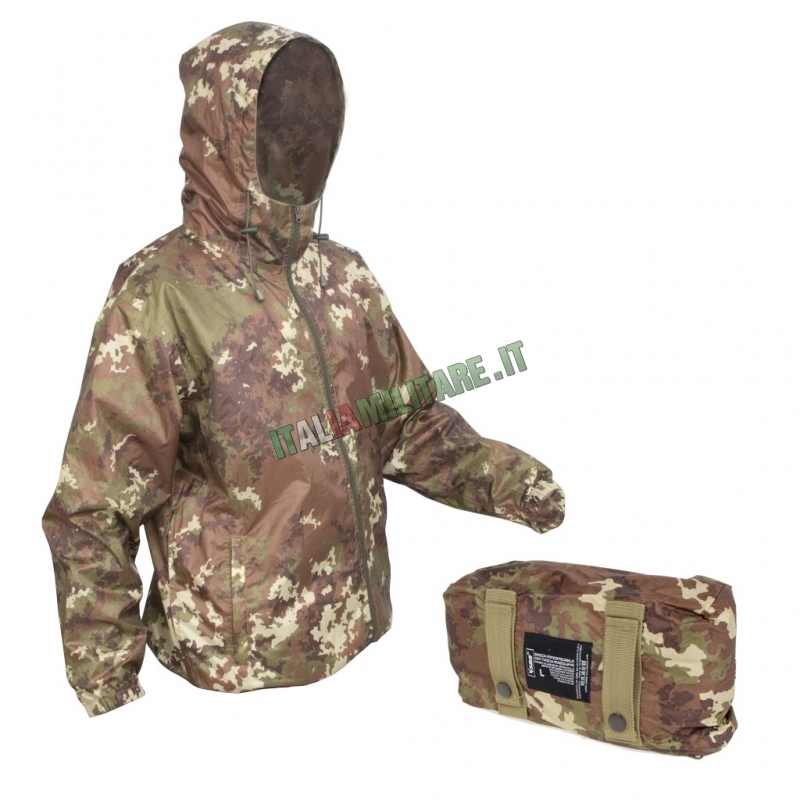 Giacca Impermeabile con Marsupio SBB Vegetata