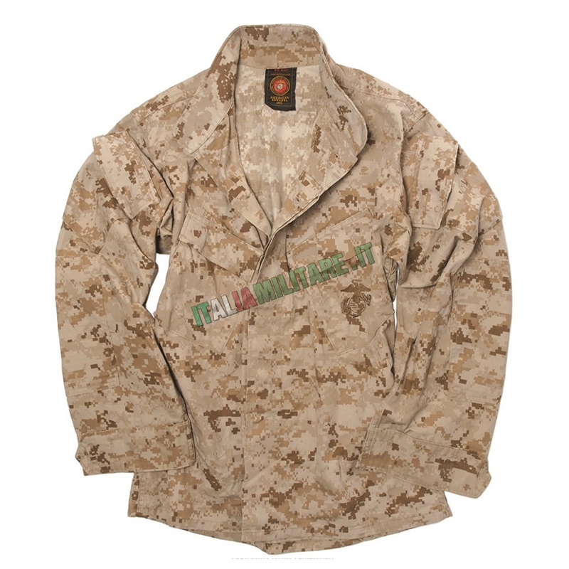 Camicia Giacca Militare Americana Originale USMC Marpat Desert