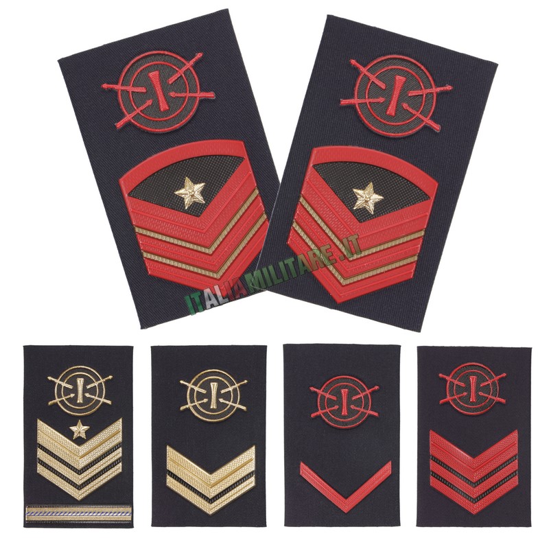 Coppia Gradi Tubolari Marina Militare - Ecogoniometrista