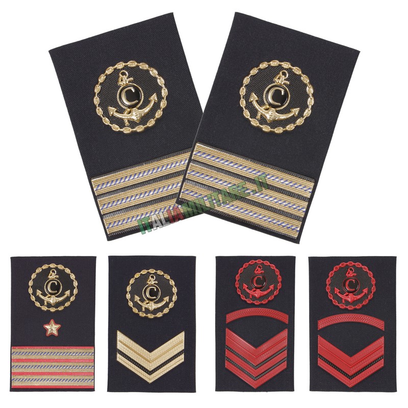 Coppia Gradi Tubolari Marina Militare - Furiere Contabile