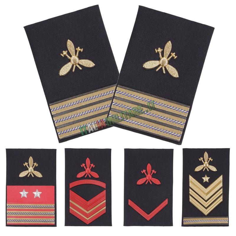 Coppia Gradi Tubolari Marina Militare - Motorista Navale