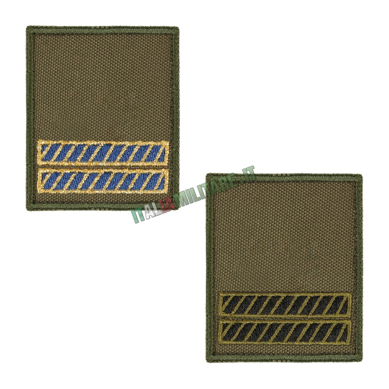 Gradi a Scratch Maresciallo Seconda Classe Aeronautica Verde