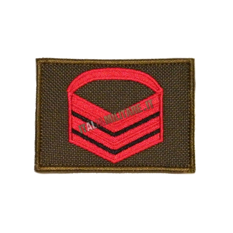 Gradi a Velcro Caporal Maggiore Capo Rosso Esercito