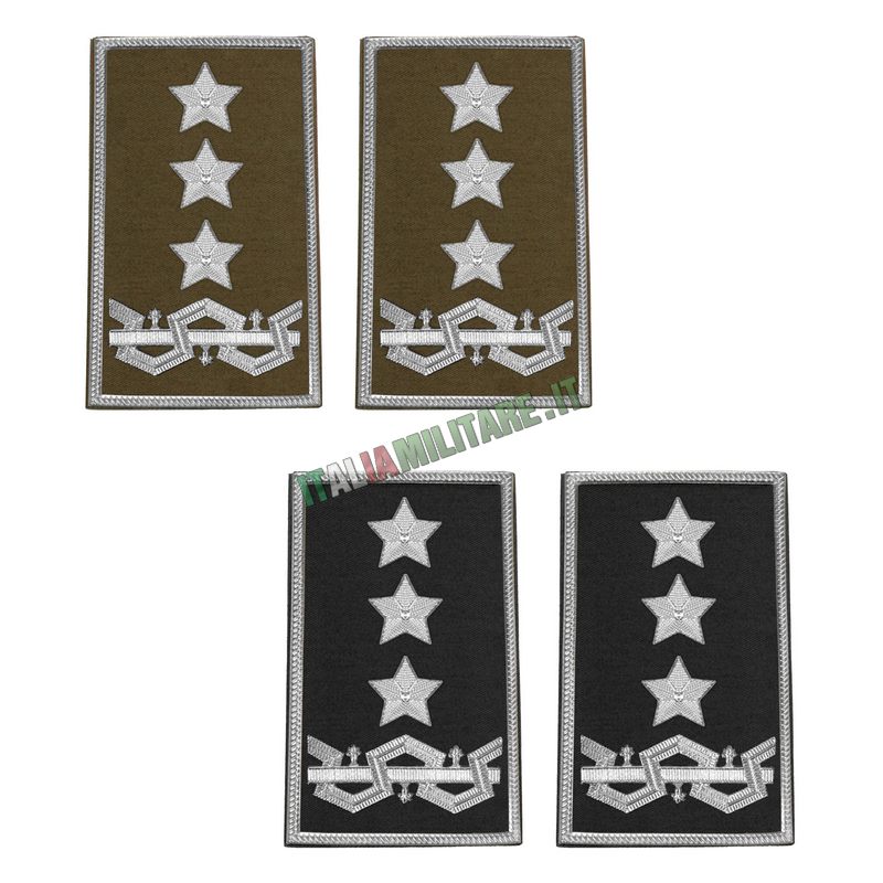 Coppia di Gradi Esercito Italiano Generale di Corpo d'Armata