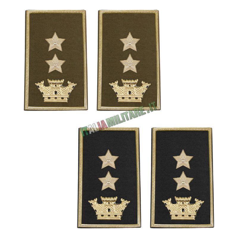 Coppia di Gradi Esercito Italiano Tenente Colonnello