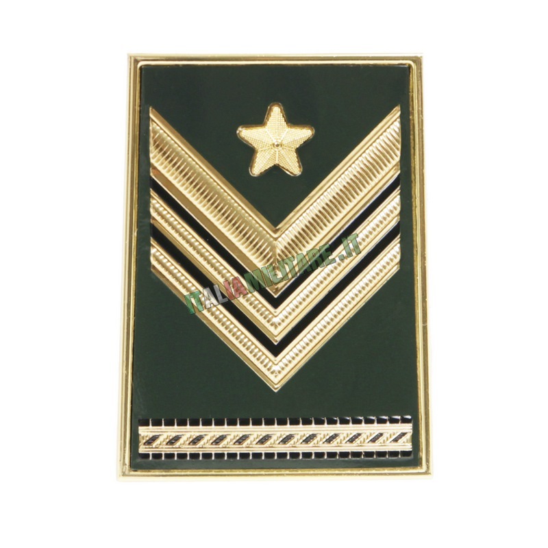 Grado in Metallo Esercito Italiano da Sergente Maggiore Capo QS