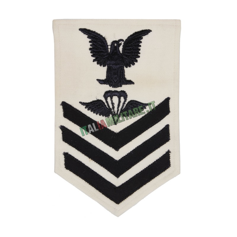 Patch Grado Sergente Maggiore Addetto ai Paracadute US Navy Originale WWII