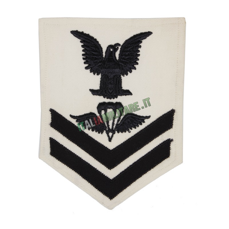 Patch Grado Sergente Addetto ai Paracadute US Navy Originale WWII