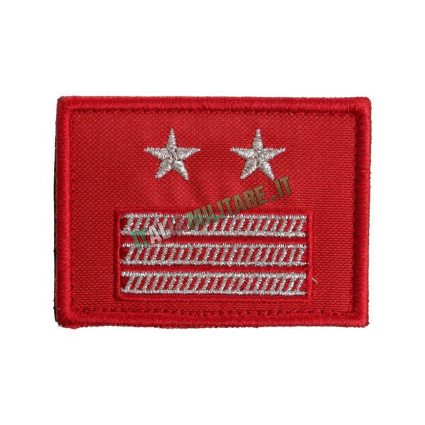 Grado a Scratch Carabinieri - Primo Luogotenente Carica Speciale - Rosso