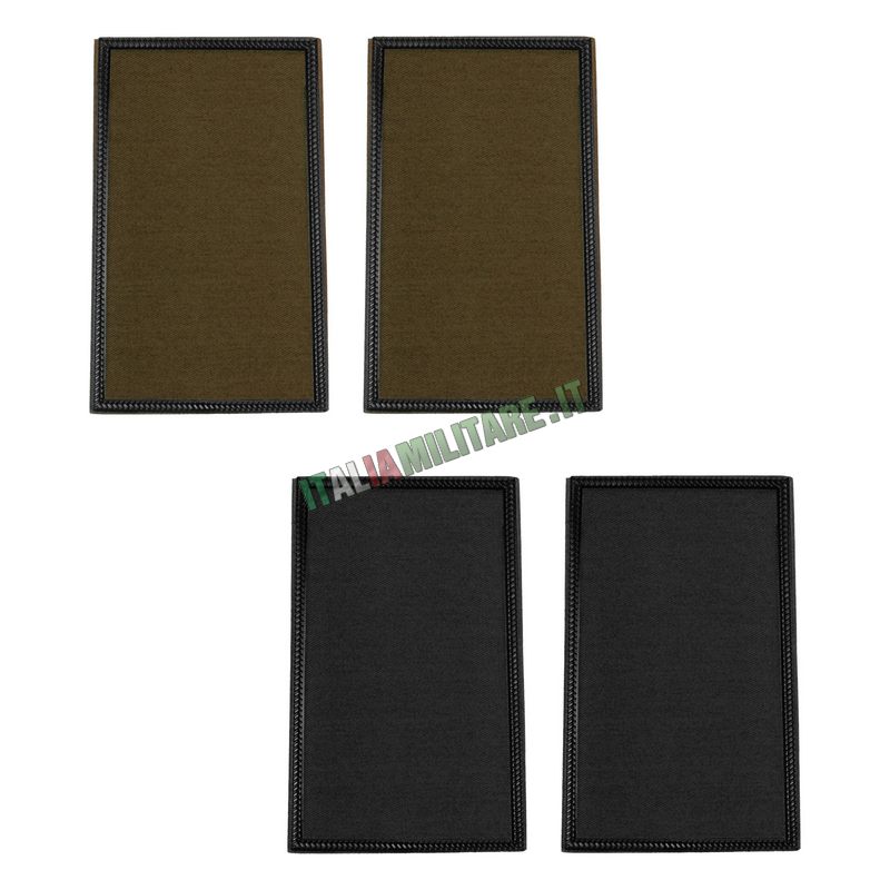 Coppia di Gradi Tubolari Esercito Italiano Soldato Semplice