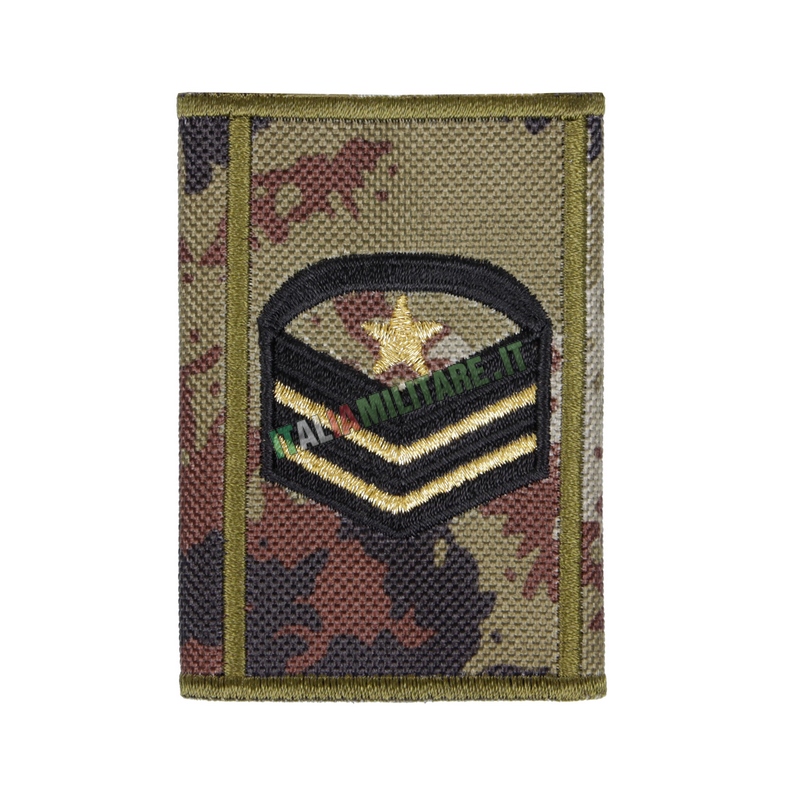 Grado Tubolare Vegetato Esercito da Caporal Maggiore Capo Scelto QS Nero