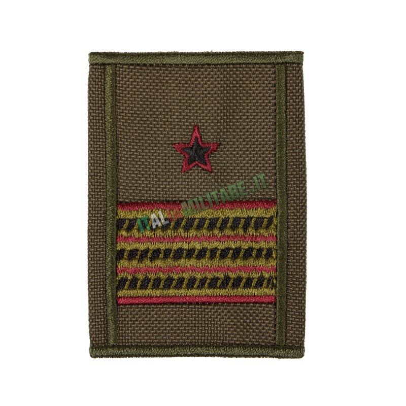 Grado Tubolare Verde Esercito Maresciallo Luogotenente Bassa Visibilità