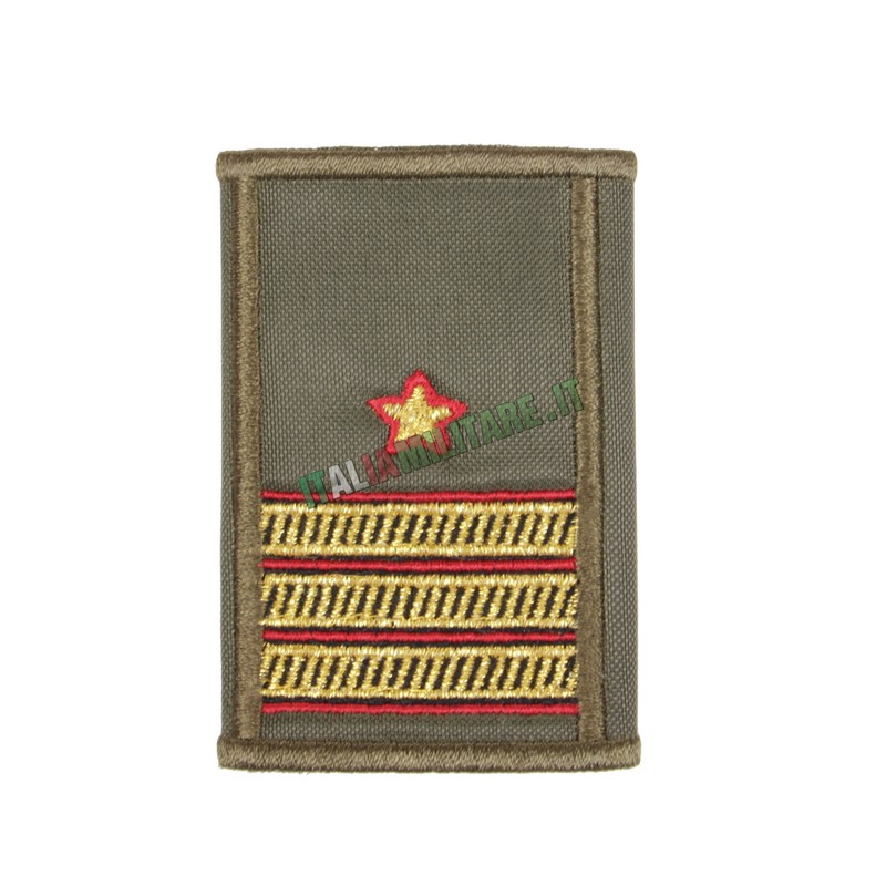 Grado Tubolare Verde Esercito Maresciallo Luogotenente
