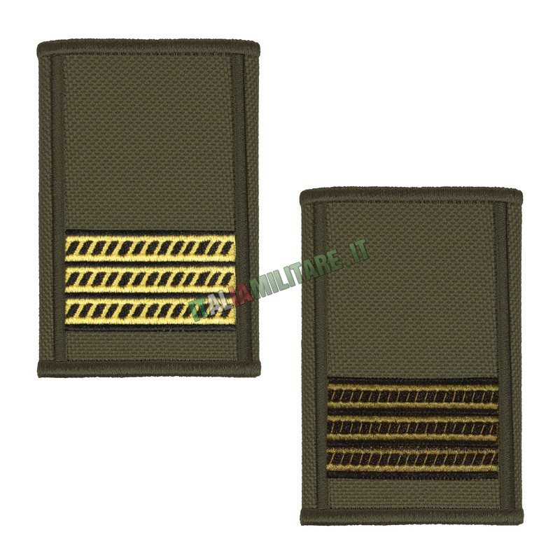 Grado Tubolare Verde Esercito Maresciallo Capo