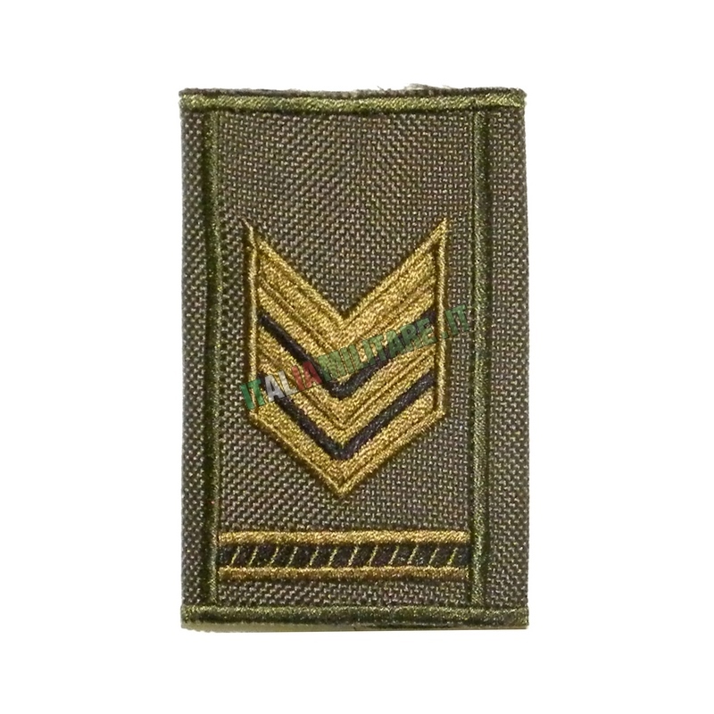 Grado Tubolare Verde Esercito Sergente Maggiore Capo Bassa Visibilità