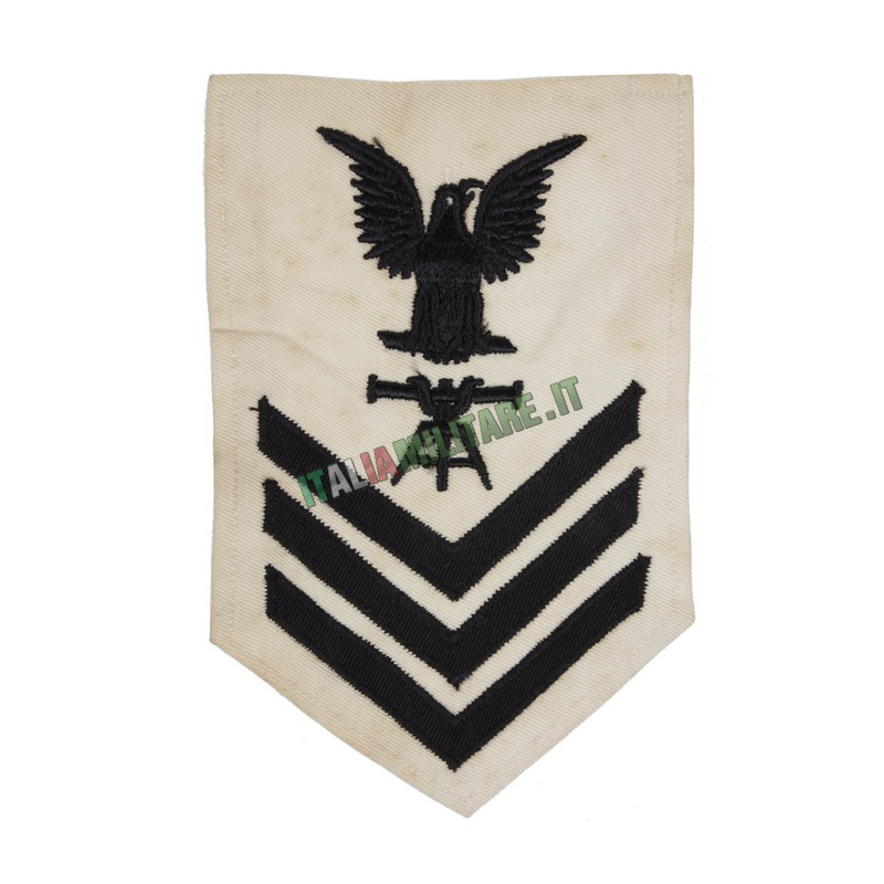 Patch Grado Sergente Maggiore Vigile del Fuoco US Navy Originale WWII
