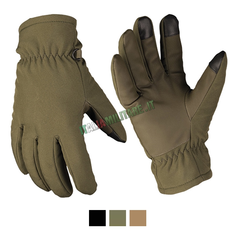 Guanti in Softshell Termici