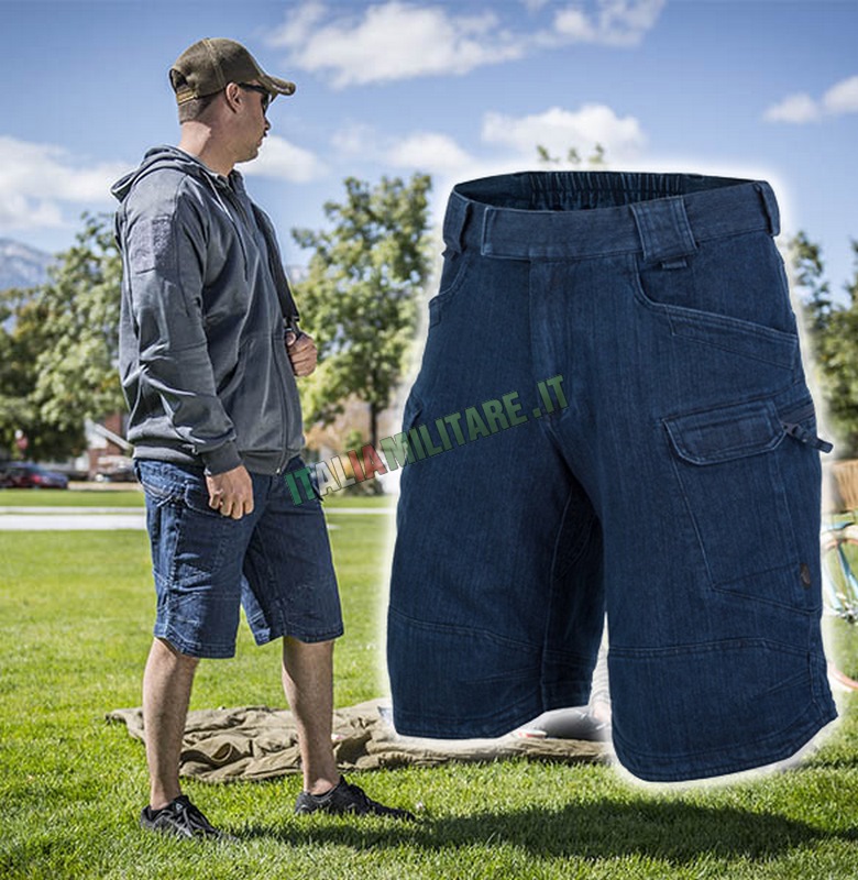 Pantaloni UTS Corti - Urban Tactical Shorts HELIKON Denim Jeans