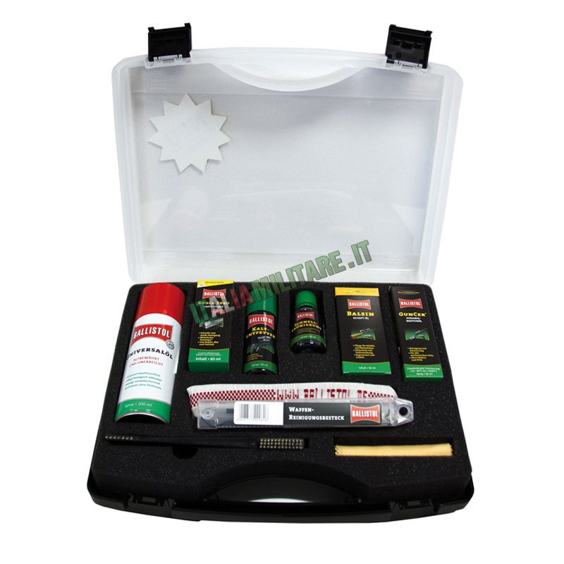 Set Manutenzione Armi Ballistol in Valigetta