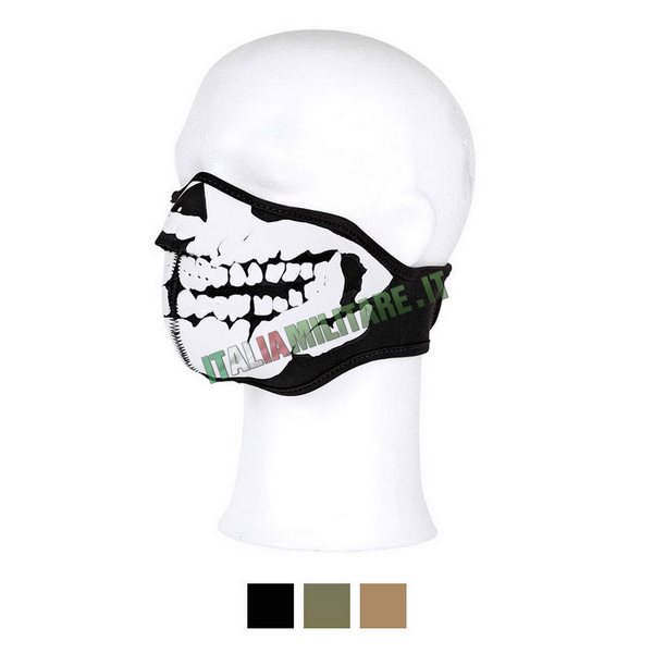 Maschera in Neoprene Teschio 3D