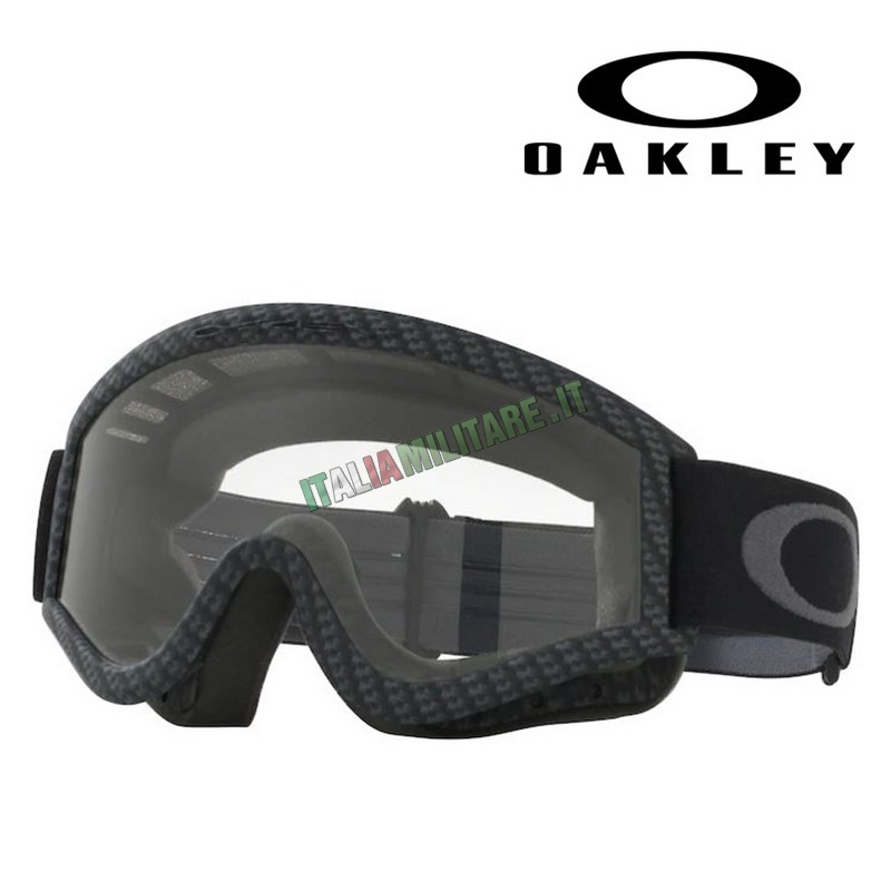 Maschera OAKLEY L-Frame MX Fibra di Carbonio