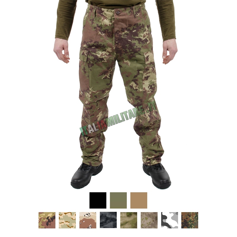 Pantaloni Militari 100% Cotone RipStop MFH