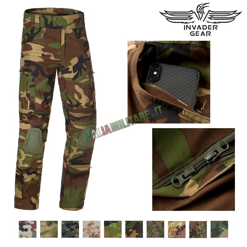Pantaloni Mk II Predator Combat Invader Gear Mimetici
