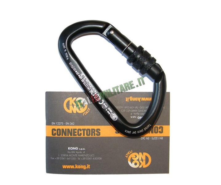 Moschettone KONG Certificato