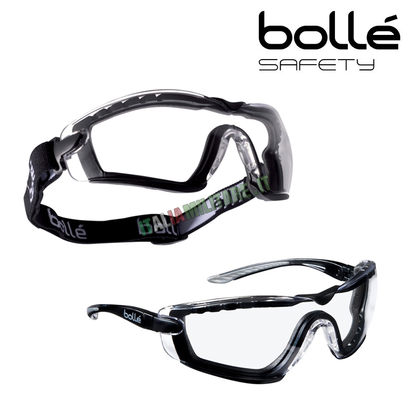 Occhiali Protettivi Bollé Cobra Platinum con Protezione Supplementare