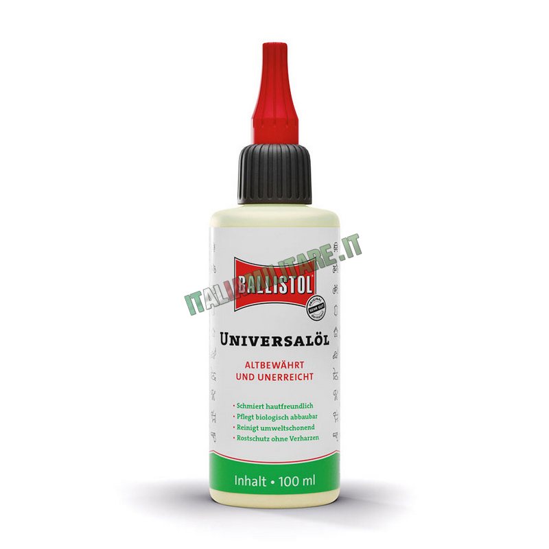 Olio Universale Ballistol per Armi in Flacone con Beccuccio