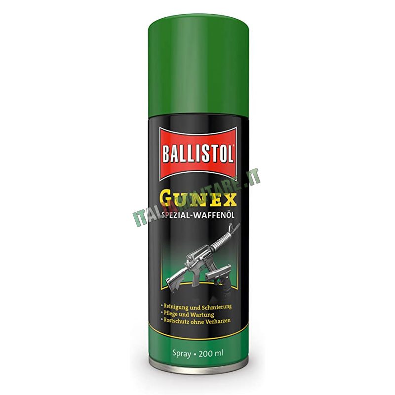 Olio Protettivo e Solvente Gunex Ballistol - Spray Vari Formati
