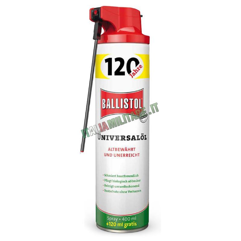 Olio Universale Ballistol per Armi Spray da 520 ml