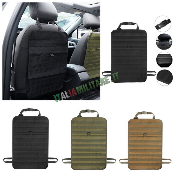 Organizer Tattico MOLLE per Seggiolino Auto