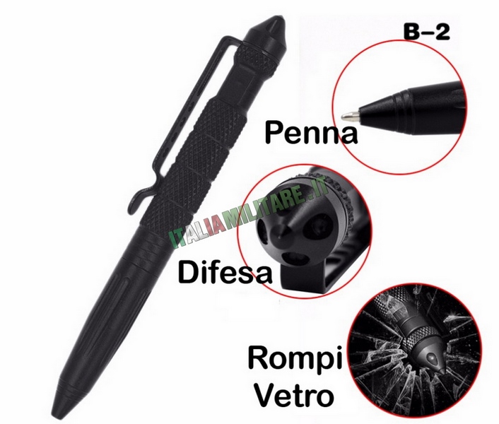 Penna Tattica in Alluminio Aeronautico