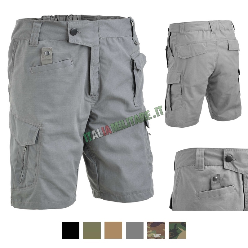 Pantaloncini Tattici Uomo Ripstop Multi Tasche Pantaloncini Militari Militari Solidi Impermeabili Quick Dry Short