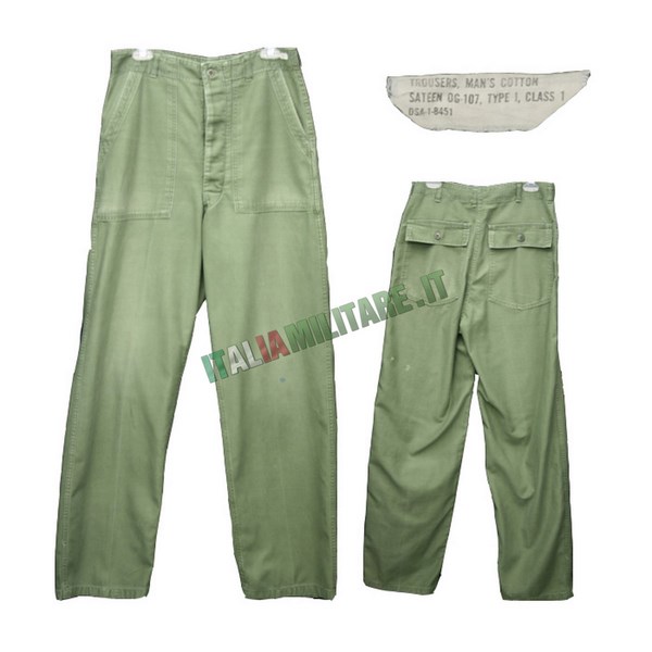 Pantaloni Militari Americani OG 107 Originali