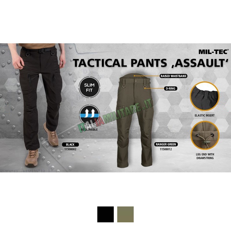 Pantaloni Tattici Assault MilTec