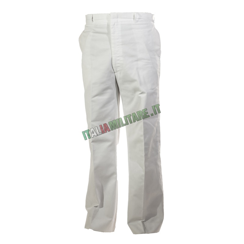 Pantaloni Marina Militare Americana US Navy Bianchi Originali